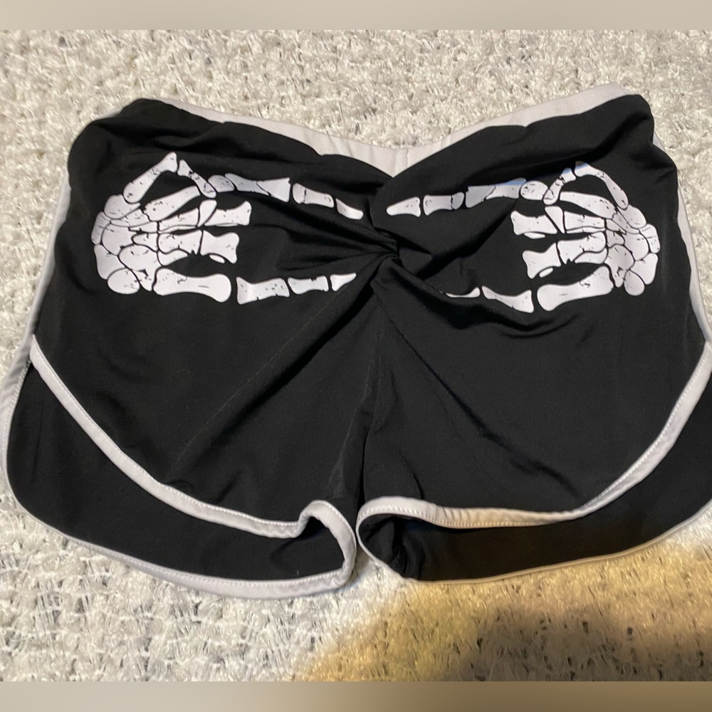 Women's Black Athletic Shorts